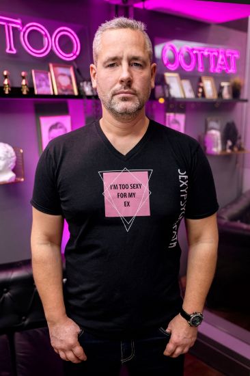 Kép "I'm too sexy for my ex" férfi póló